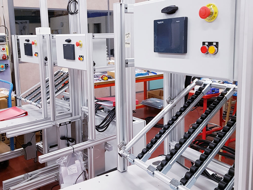 Poste modulaire profilé alu