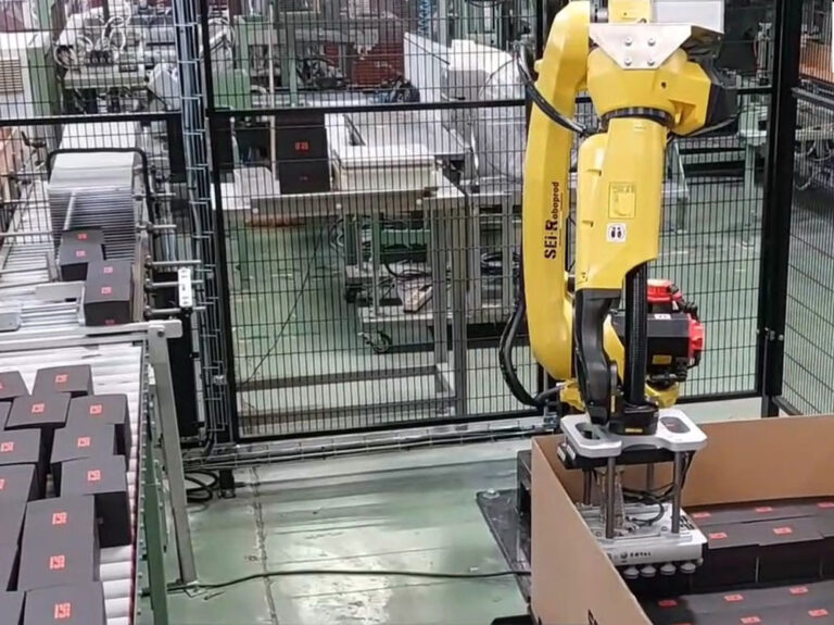 Robot de palettisation boites