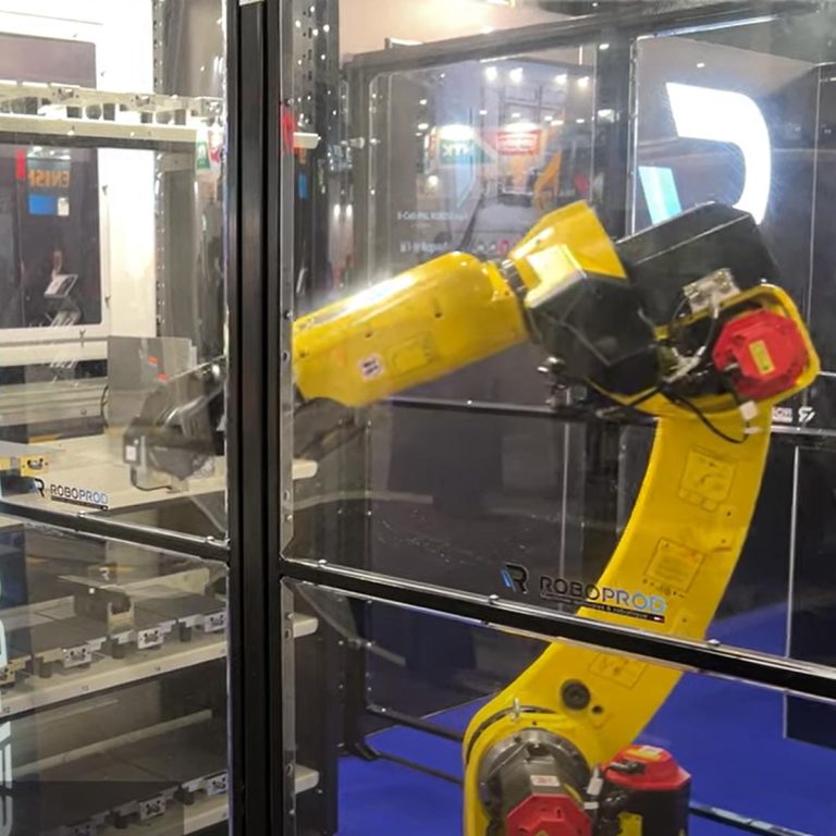 Présentation de CELL-PAL, cellule de palettisation par ROBOPROD
