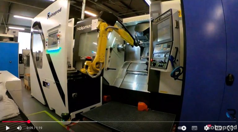 Roboprod® MOVE chargement robot tour CNC